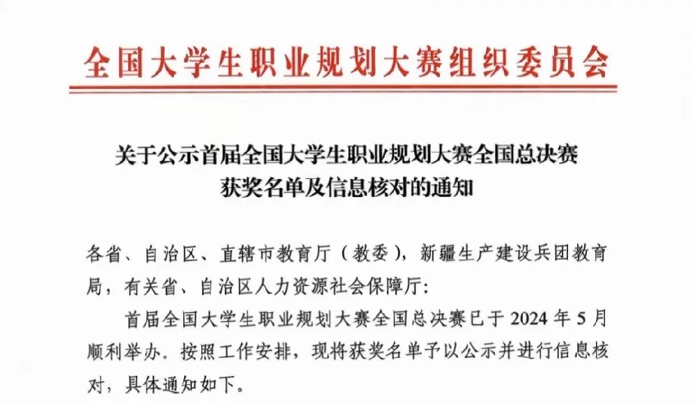 喜报 | 内蒙古校企合作促进会生涯教育负责人杨丽娟在首届全国大学生职业规划大赛全国总决赛喜获佳绩