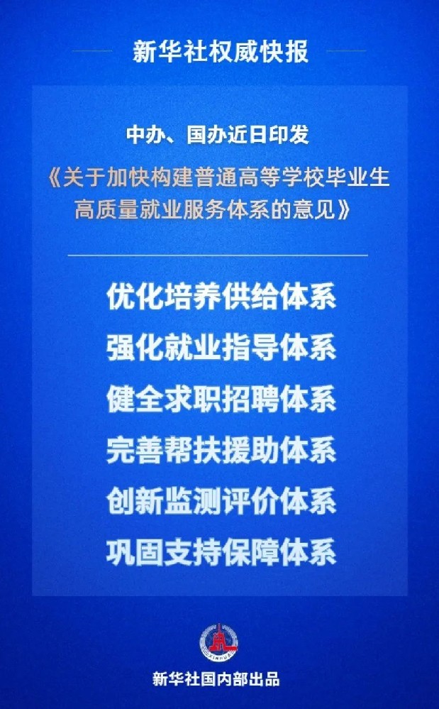 事关大学生就业！中办、国办印发重磅文件